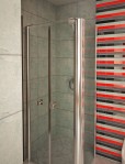 Wizualizacja 3d łazienki- widok na kabinę prysznicową